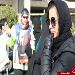 نفیسه روشن در مراسم تشییع شهدای آتشنشان + عکس