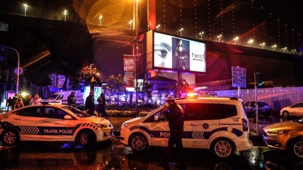 پلیس در محل حادثه