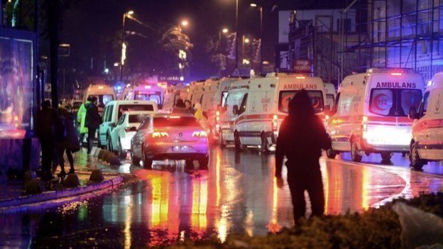 آمبولانسها در محل حادثه