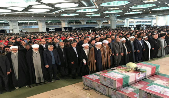 مصلای تهران میزبان شهدای آتش‌نشان/ محدودیت ترافیکی اطراف مصلای امام خمینی(ره) + فیلم و عکس