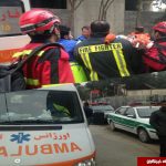 مرگ کارگر در سقوط از جرثقیل در شیراز+تصویر