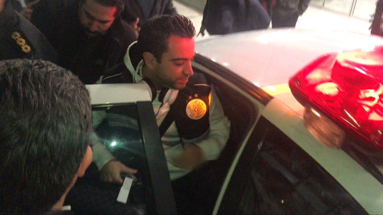 کاروان السد وارد تهران شد/ ژاوی با ماشین پلیس رفت!