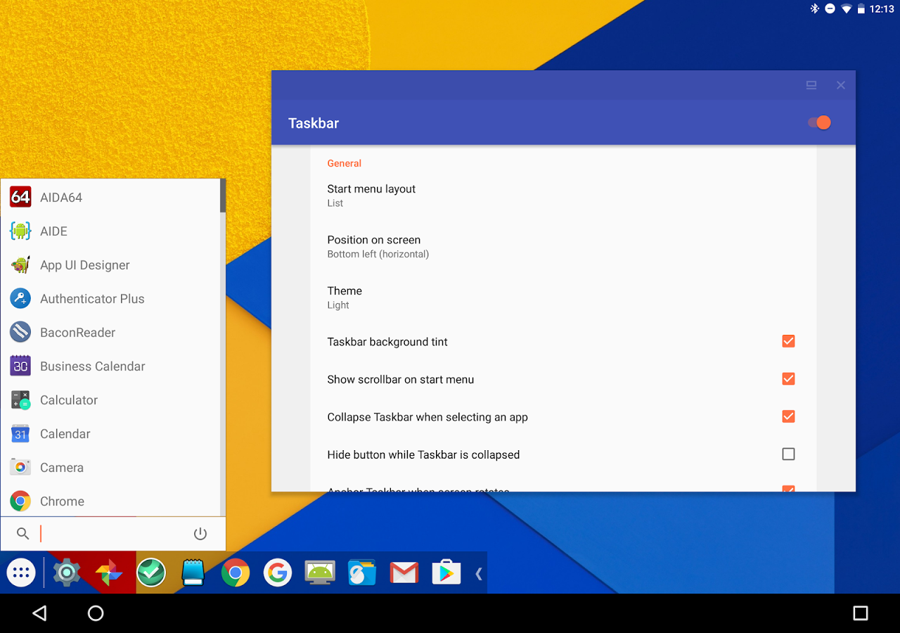 Taskbar