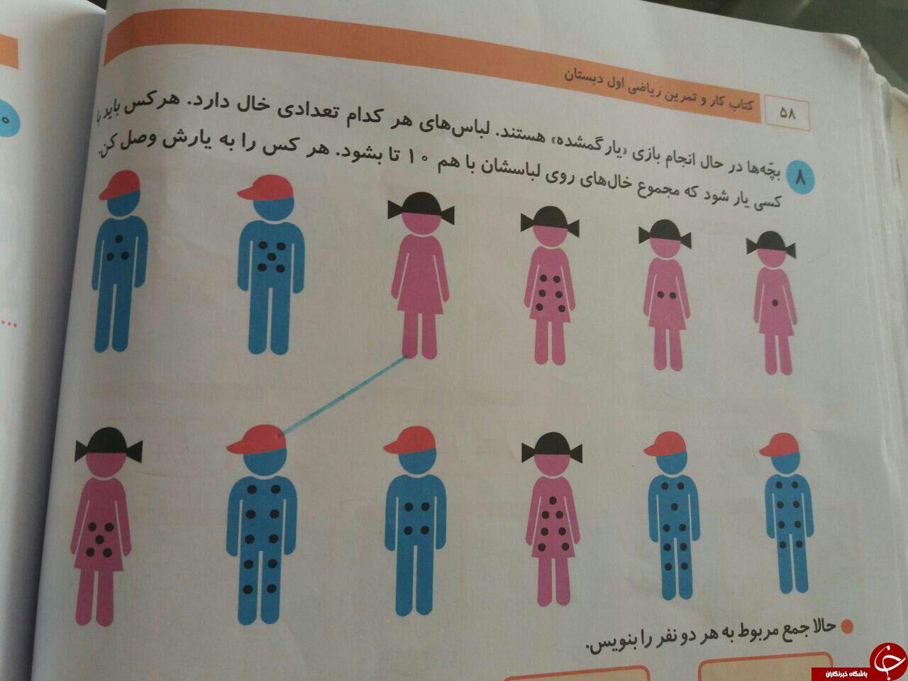 آموزش بی بند و باری در کلاس اول دبستان +عکس