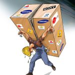انواع کاریکاتورهای مفهومی و جالب
