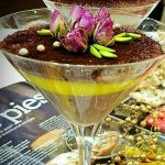 طرز تهیه فرنی سه رنگ