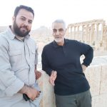 سردار سلیمانی در کنار خبرنگار شبکه خبر +عکس