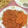 طرز تهیه چلو گوشت گیاهی با هویج