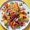 طرز تهیه ماهی با سبزیجات تابستانی