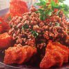 طرز تهیه کباب عربی با کوفته سیب زمینی