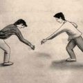بازی سنتی و محلی قدیم در قلعه سر (رزین کا)