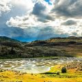 دریاچه خالدار بریتیش کلمبیا در کانادا