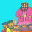 ضرب المثل بهلول و خرقه،نان جو و سرکه