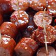 طرز تهیه خوراک سوسیس تند و شیرین فینگرفود