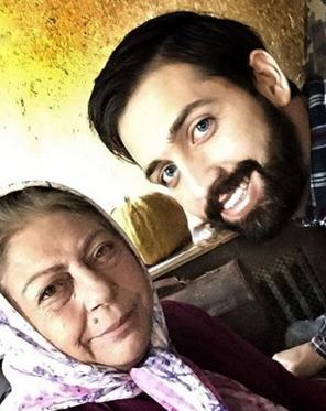 سلفی محسن افشانی با ملکه سینمای ایران