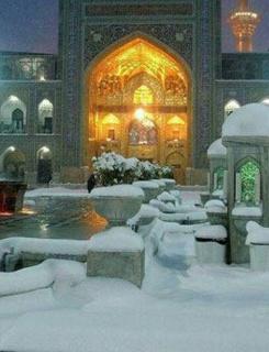 سفید پوش شدن حرم امام رضا(ع) +عکس
