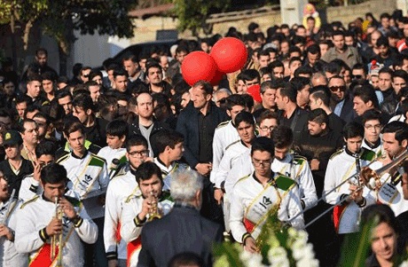 اتفاقی عجیب هنگام رونمایی از مقبره هادی نوروزی +عکس