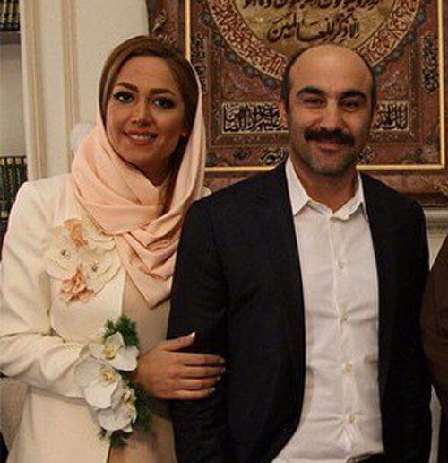 اولین عکس ها از مراسم عقد محسن تنابنده و همسرش روشنک