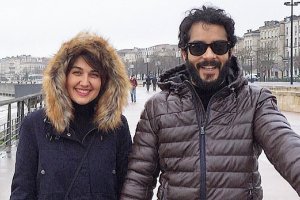 متن عاشقانه بازیگر مرد ایرانی برای همسر خارجیش گلوریا +عکس