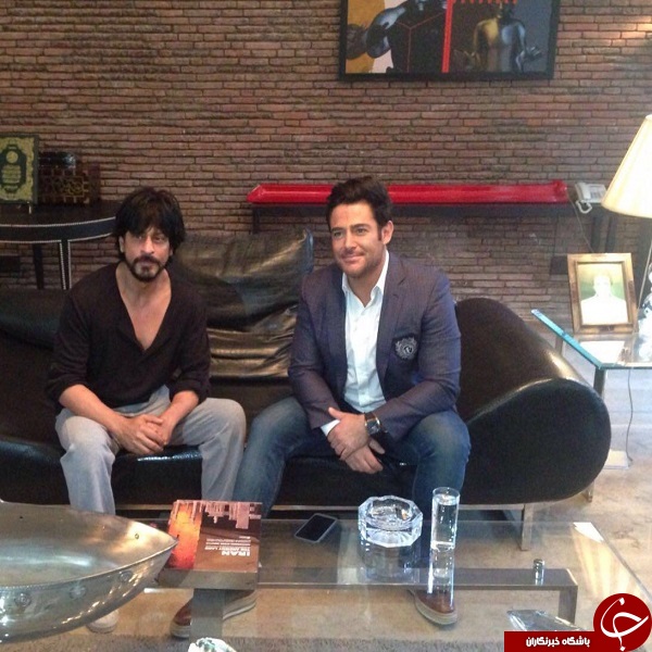 دیدار محمدرضا گلزار با شاهرخ خان + عکس