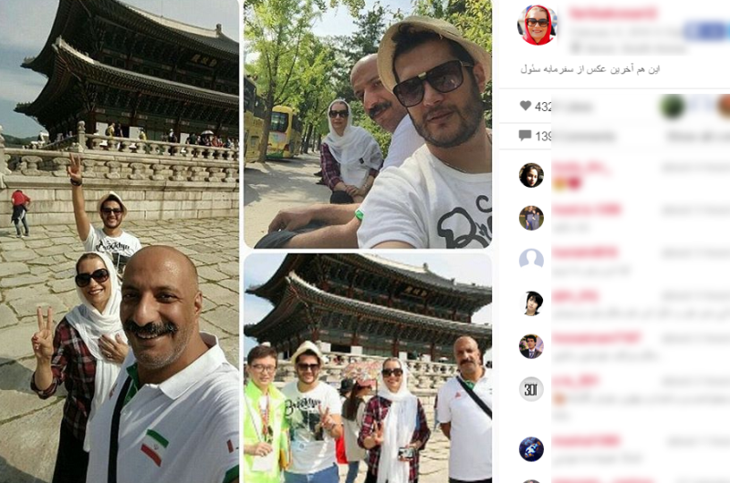 خوش گذرانی بازیگران ایرانی در سئول+عکس