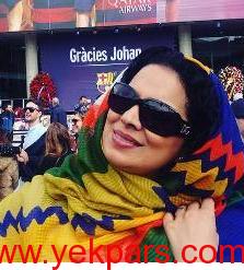 بازیگر زن کشورمان و همسرش در ورزشگاه بارسلونا+ عکس