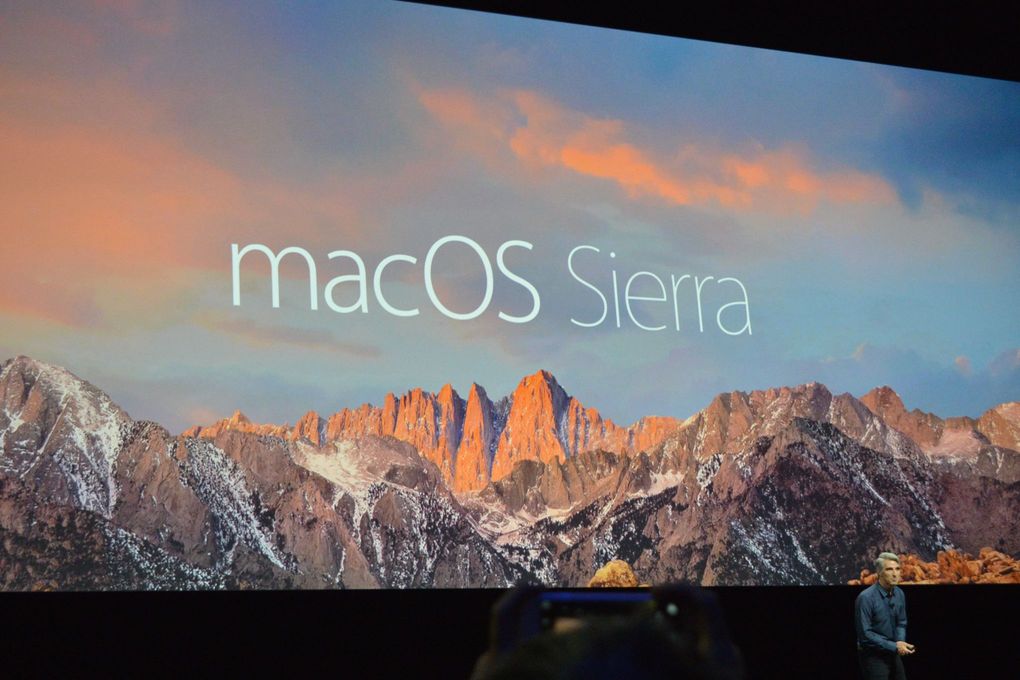 تغییر سیستم عامل OS X به MacOS و اضافه شدن دستیار هوشمند اپل به آن