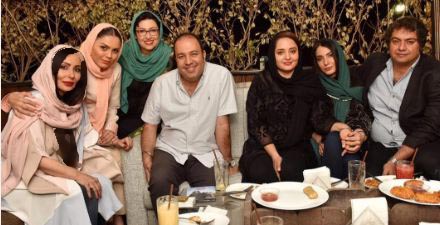 نرگس محمدی در جشن تولد آزاده زارعی+تصاویر
