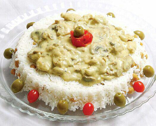 طرز تهیه نخود پلو با سس مخصوص