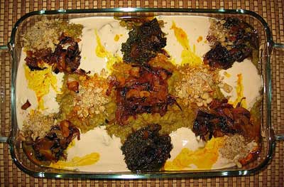 طرز تهیه کشک بادمجان لپه ای
