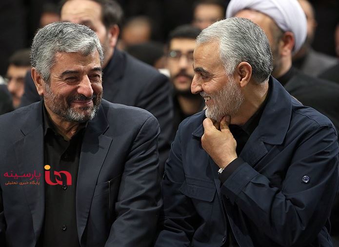 لبخند دیدنی دو فرمانده سپاه +عکس
