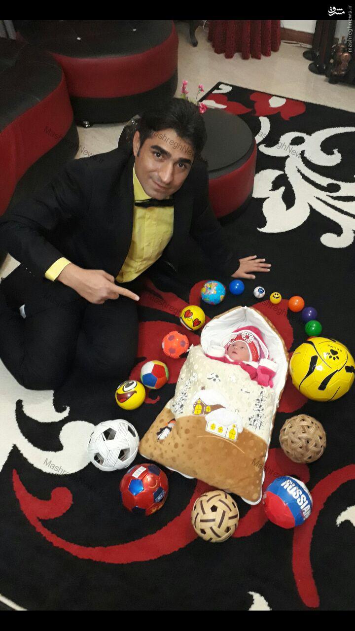 سلطان روپایی جهان پدر شد+عكس