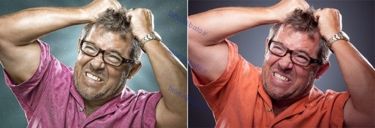 شاهکار روتوش عکس با روش رجینا پاگلس