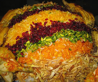 مواد لازم برای تهیه رشته پلو با مرغ غذای ویژه چهارشنبه سوری