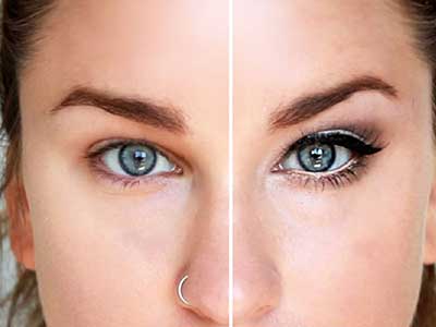 چگونه با آرایش چشم های ریز را درشت تر نشان دهیم؟